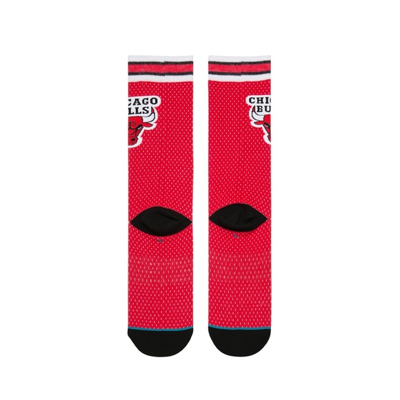 Stance Chicago Bulls Jersey Red Socks - Picture 3 of 3